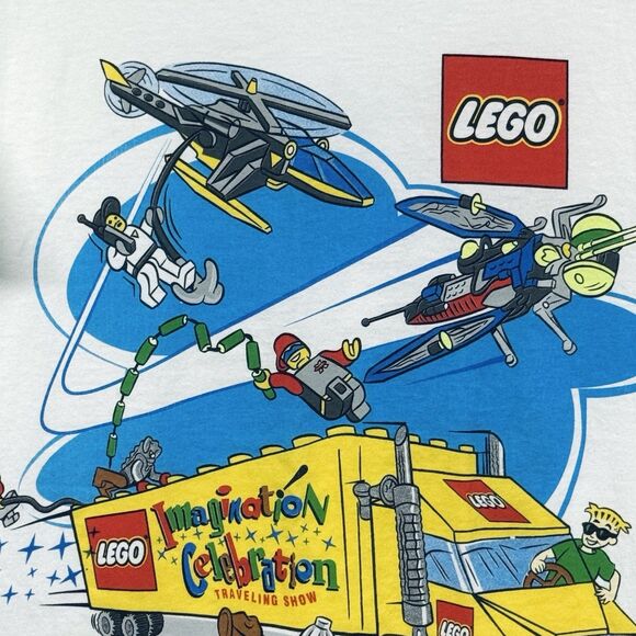 Vintage 1998 Lego Imagination Celebration Traveling Show Tour Tee Shirt Adult M - Picture 2 of 12